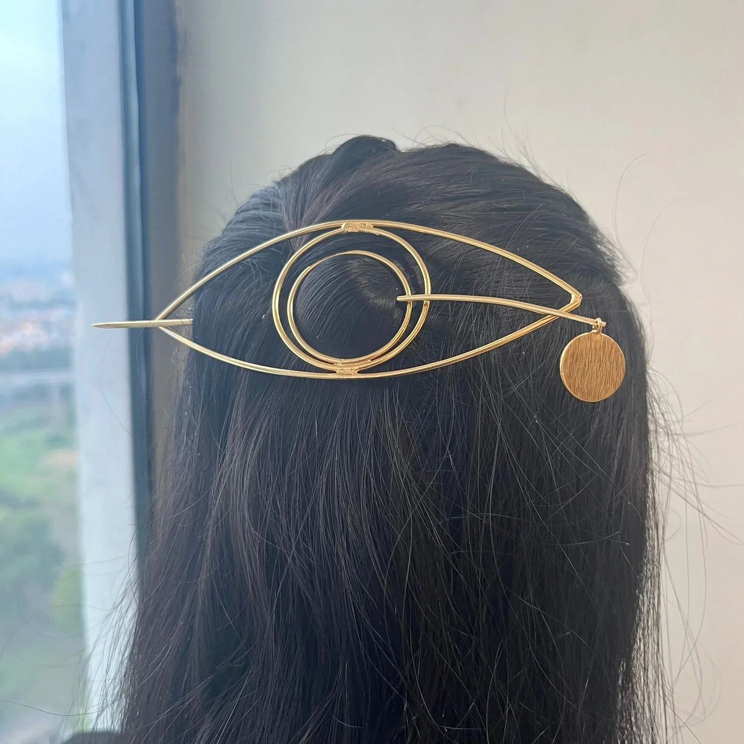 Evil eye hair pin from Aadiraa by Aarushi