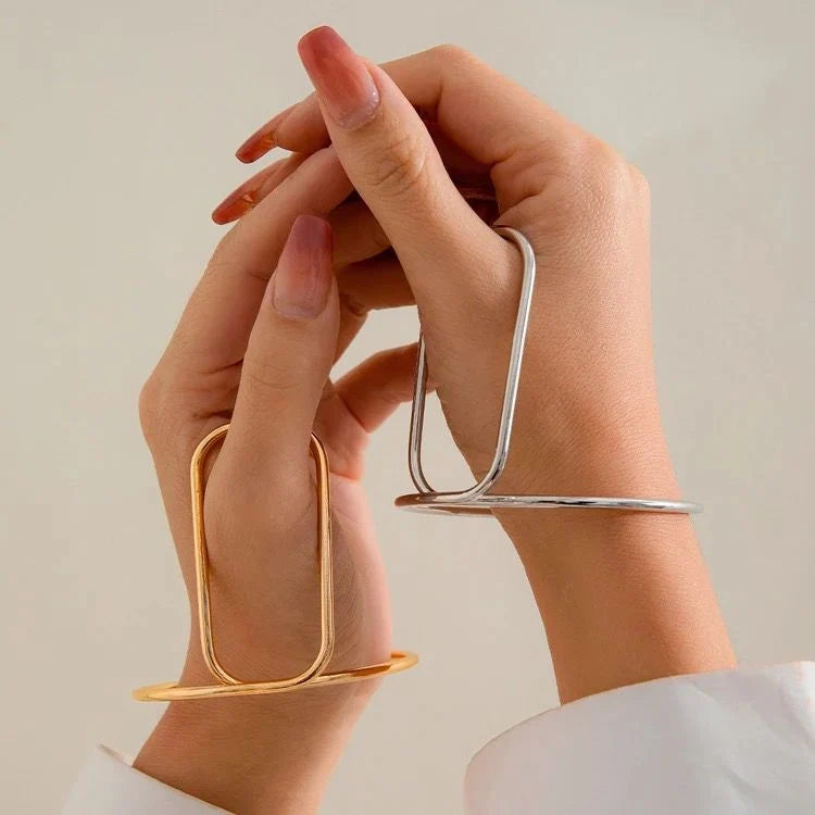geometrical shape rings by Aadiraa by Aarushi