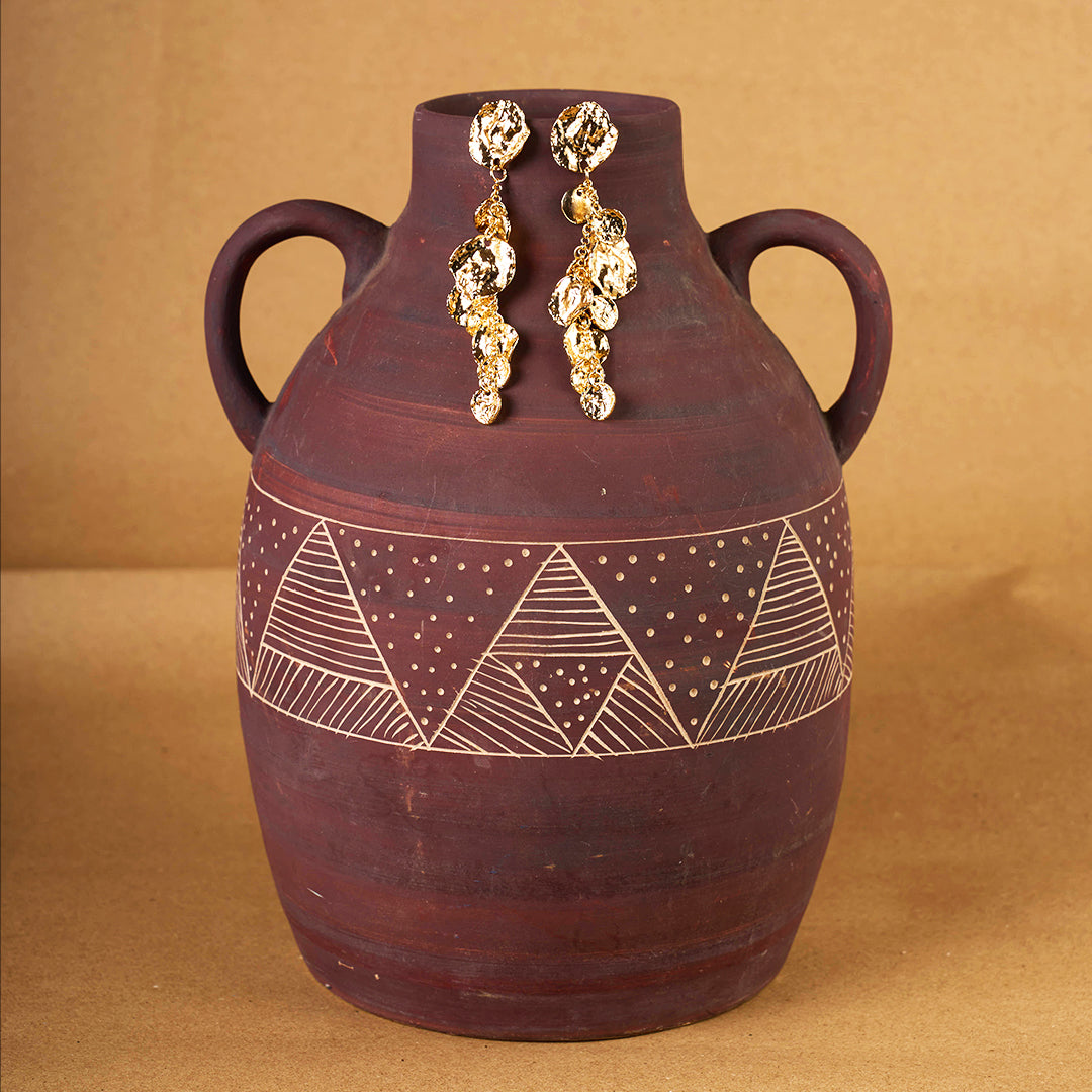 Lustre Coin Earrings