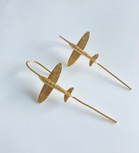 Aeroplane Bugadi Pin Earrings