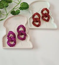 Hoop A Loop - Multicoloured Crystal Rhinestone Drop Earring