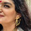 Gold Plated Durga Ma Earring