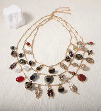 3 Layer Exotic Charm Necklace