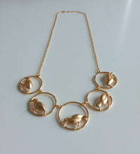 Stunning Golden Bird Necklace