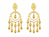 Gold-plated Chandbali Earrings