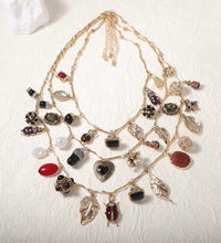 3 Layer Exotic Charm Necklace