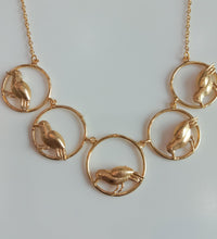 Stunning Golden Bird Necklace