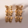 Golden Butterfly Long Earrings