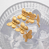 Golden Butterfly Long Earrings
