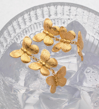 Golden Butterfly Long Earrings