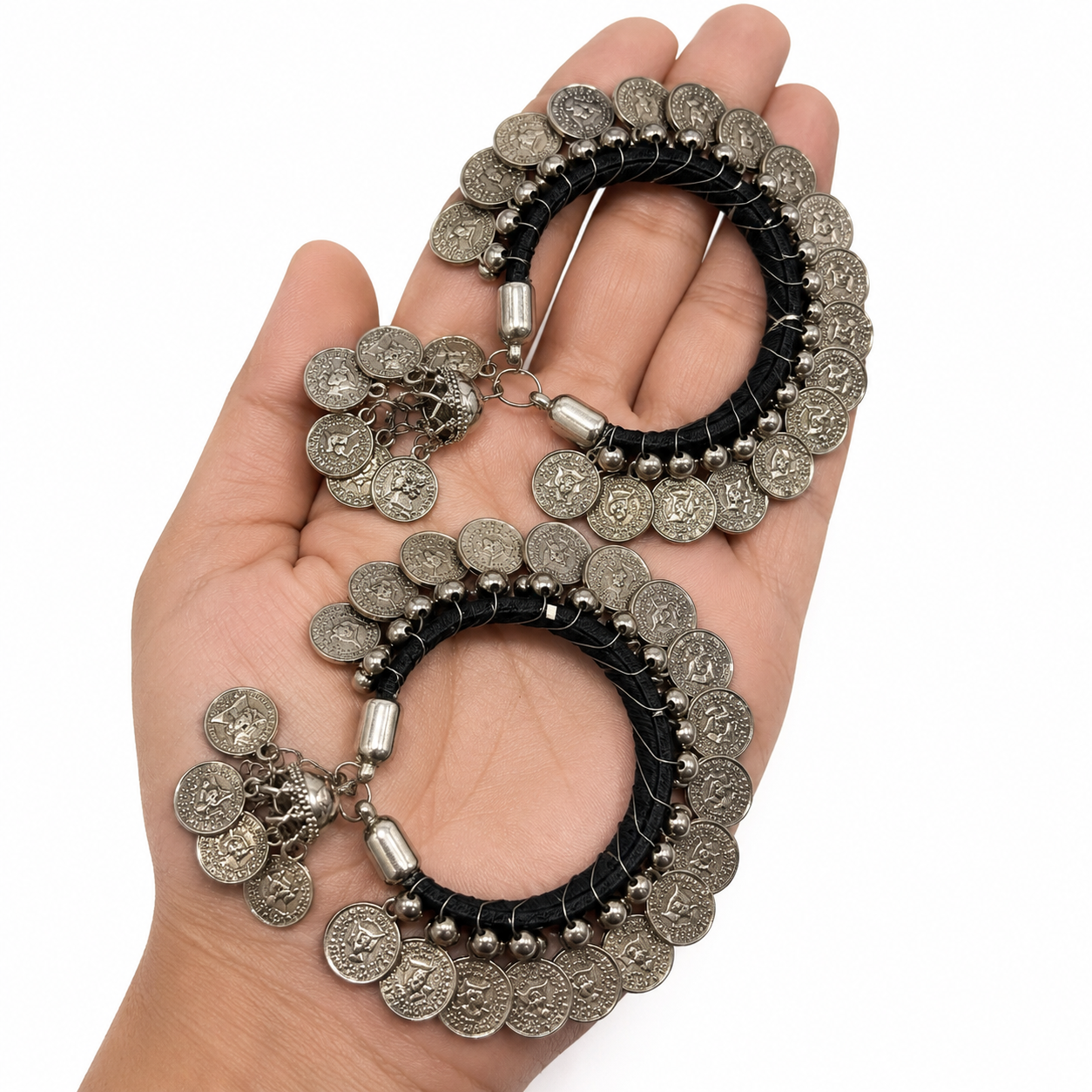 Gypsy Coin Bangles Pair