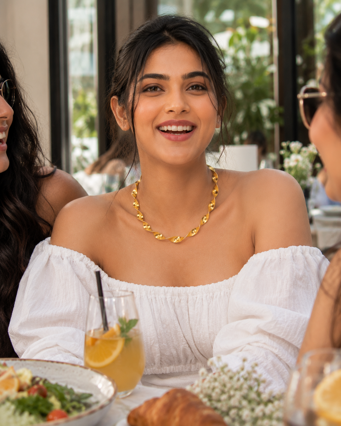 Golden Twisted Grace Necklace