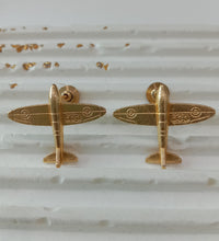 Stud Aeroplane Earrings