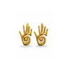 Golden Palmlet Ear Cuff