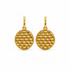 Aureate Scallop Disc Earrings