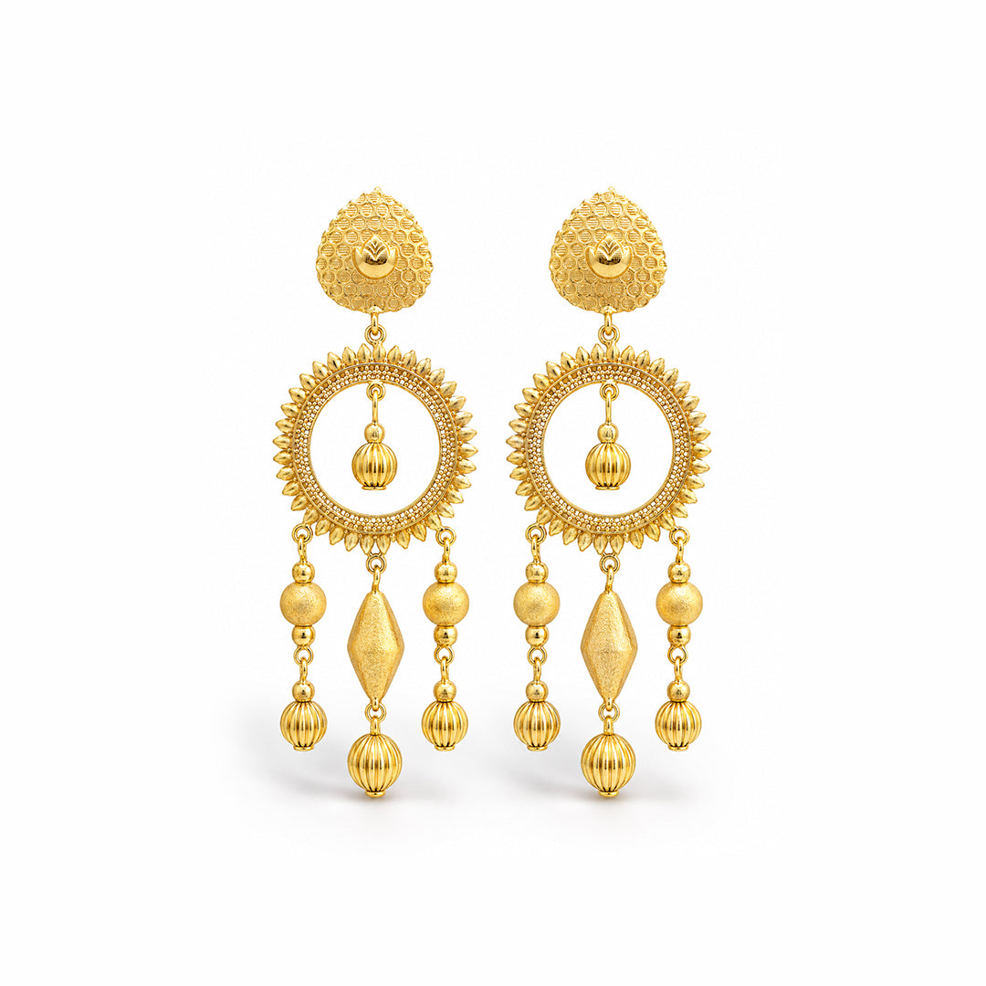 Ornate Drop Chandbali Earrings