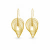 Radiant Ripple Loop Earrings