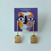 Drop Cage Earrings