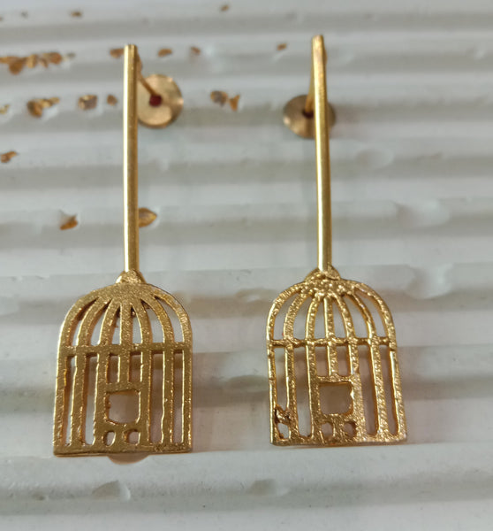 Drop Cage Earrings