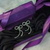 Crystal Tie Earrings