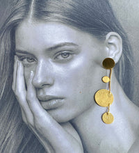 Drop Disk Earring