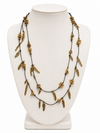 Golden Leaf Charm Necklace