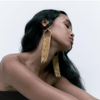 Fabulous Frills - Beaded Earrings