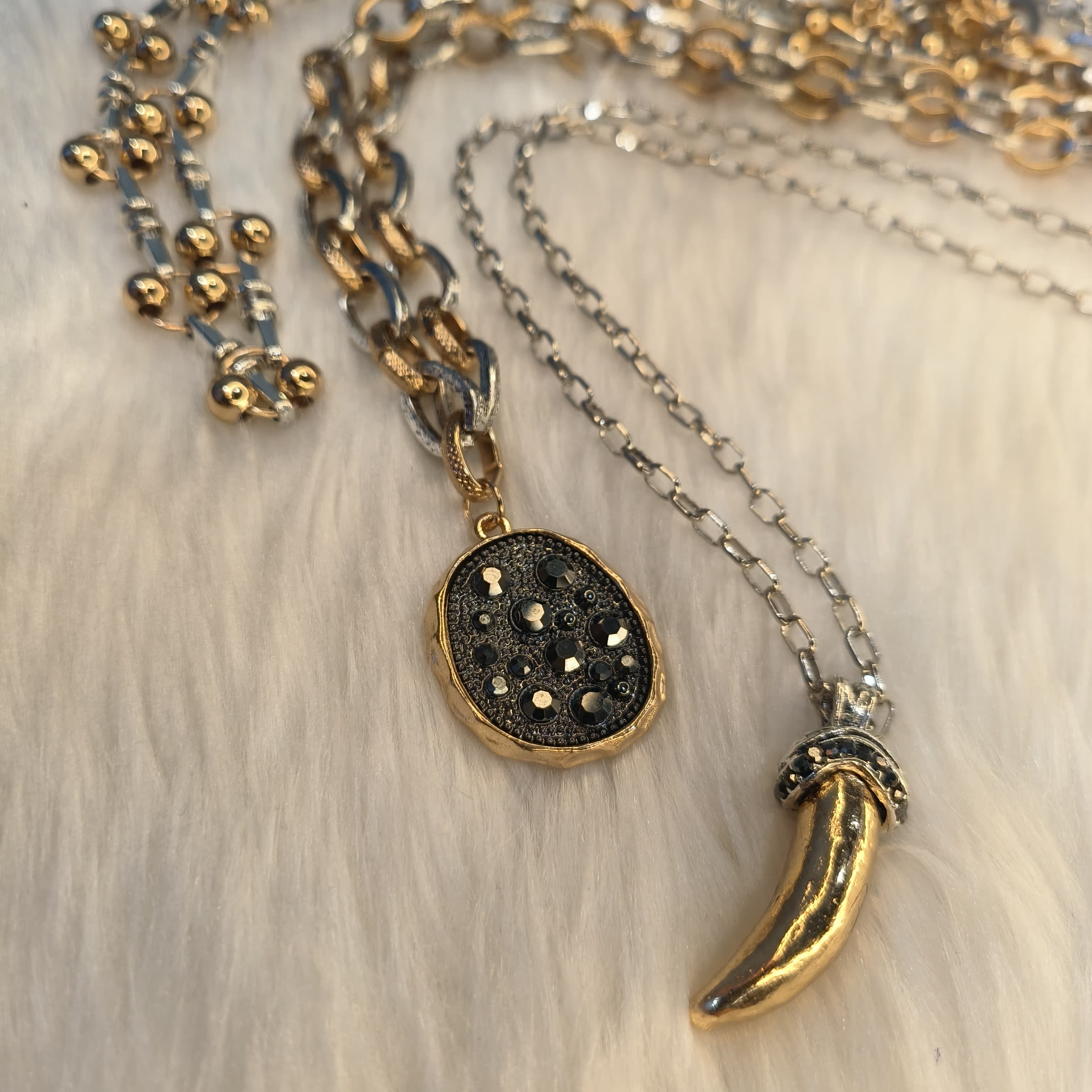 Golden Chunky Tribe Vibe Necklace