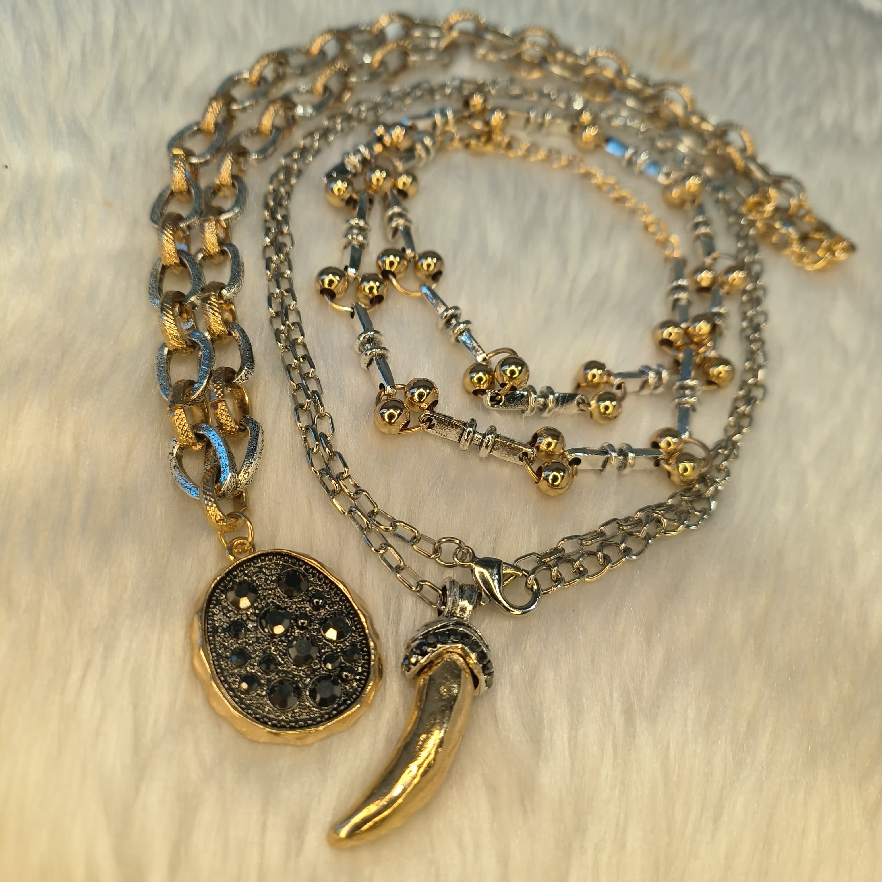 Golden Chunky Tribe Vibe Necklace