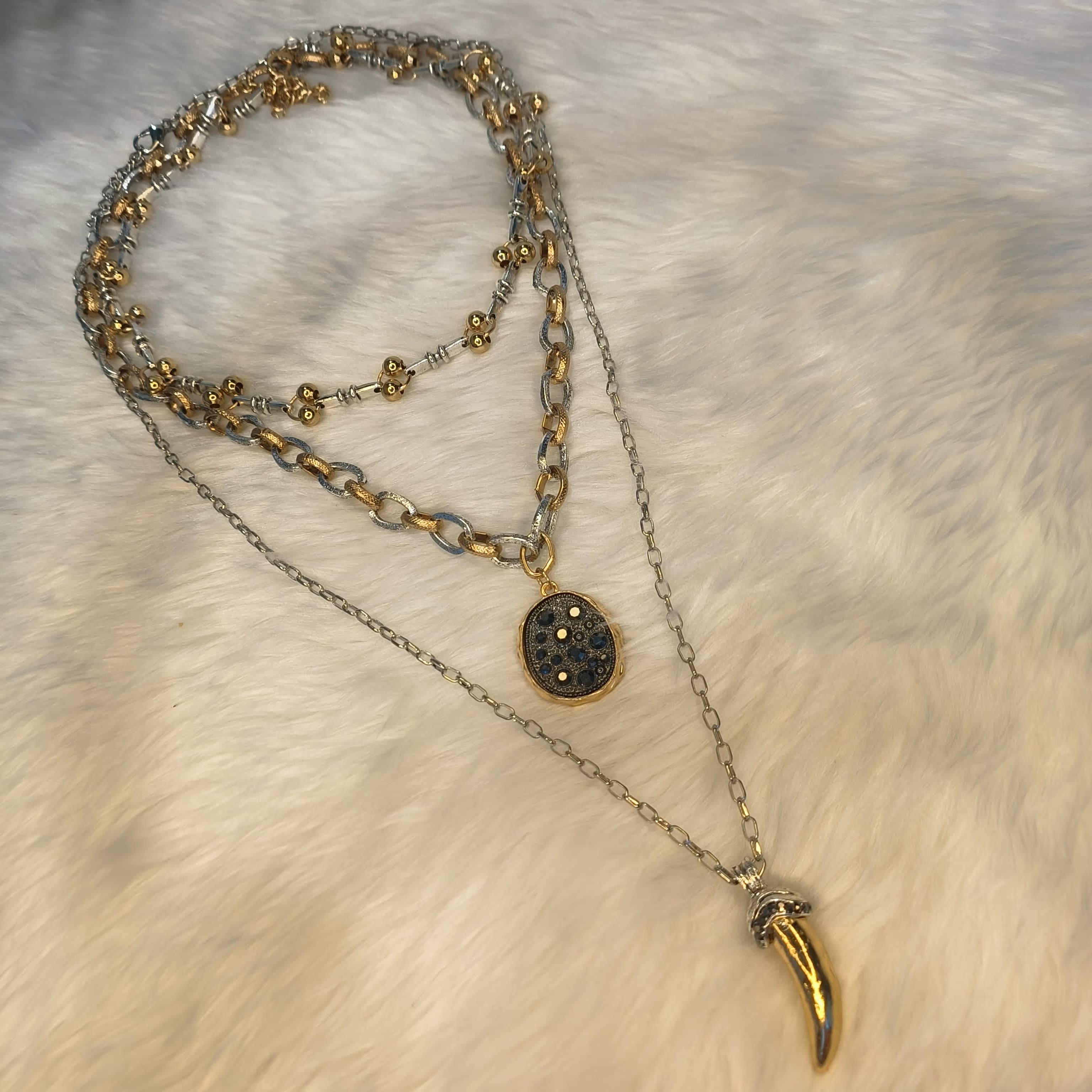 Golden Chunky Tribe Vibe Necklace