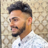 Men's Hexagon Hoop Earrings