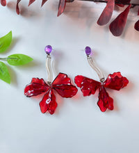 Hibiscus Dangling Earrings