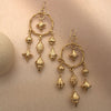 Golden Dreamcatcher Dangler Earrings