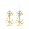 Golden Vinca Floret Danglers