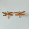 Alloy Dragonfly Statement Earrings