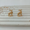 Deer Shaped Stud Earrings