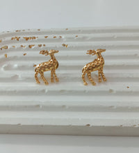 Deer Shaped Stud Earrings