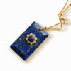 Blue Bliss Golden Necklace