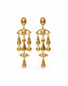 Golden Elysian Drop Earrings