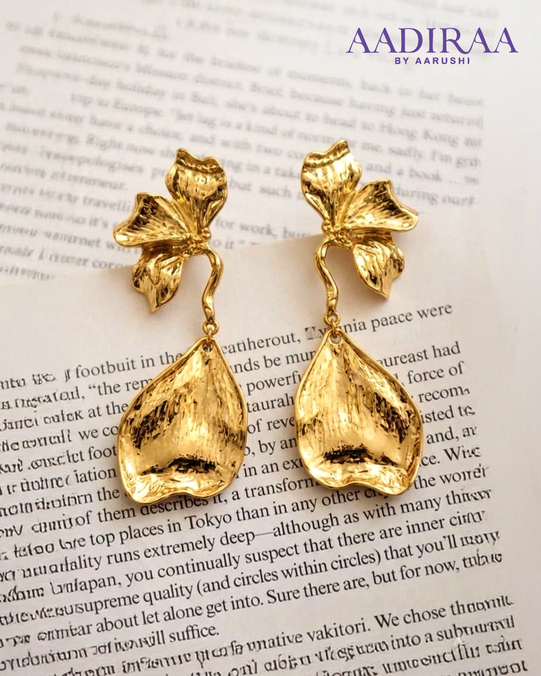 Aurelia Leaf Earrings