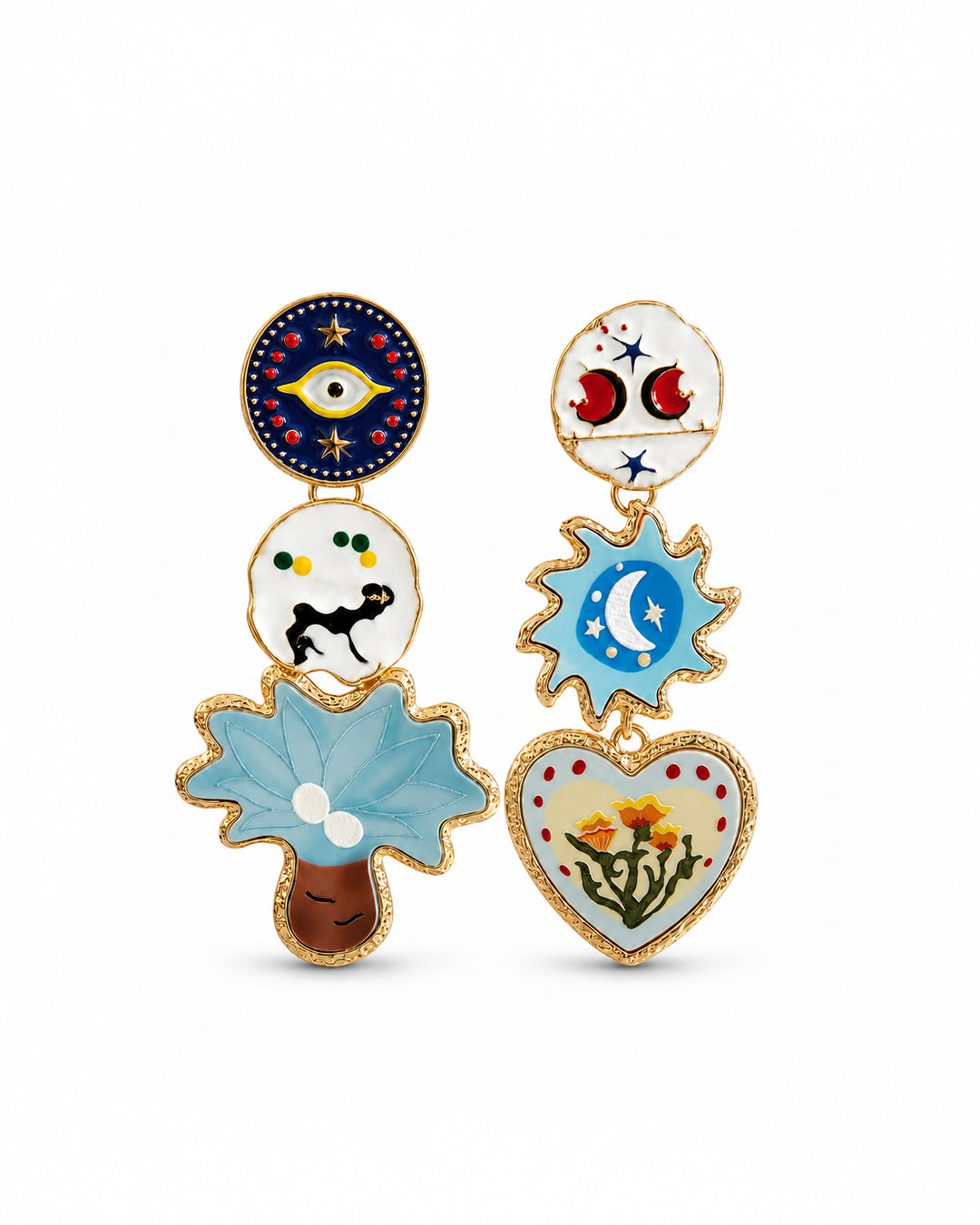 Cosmos Charm Earrings