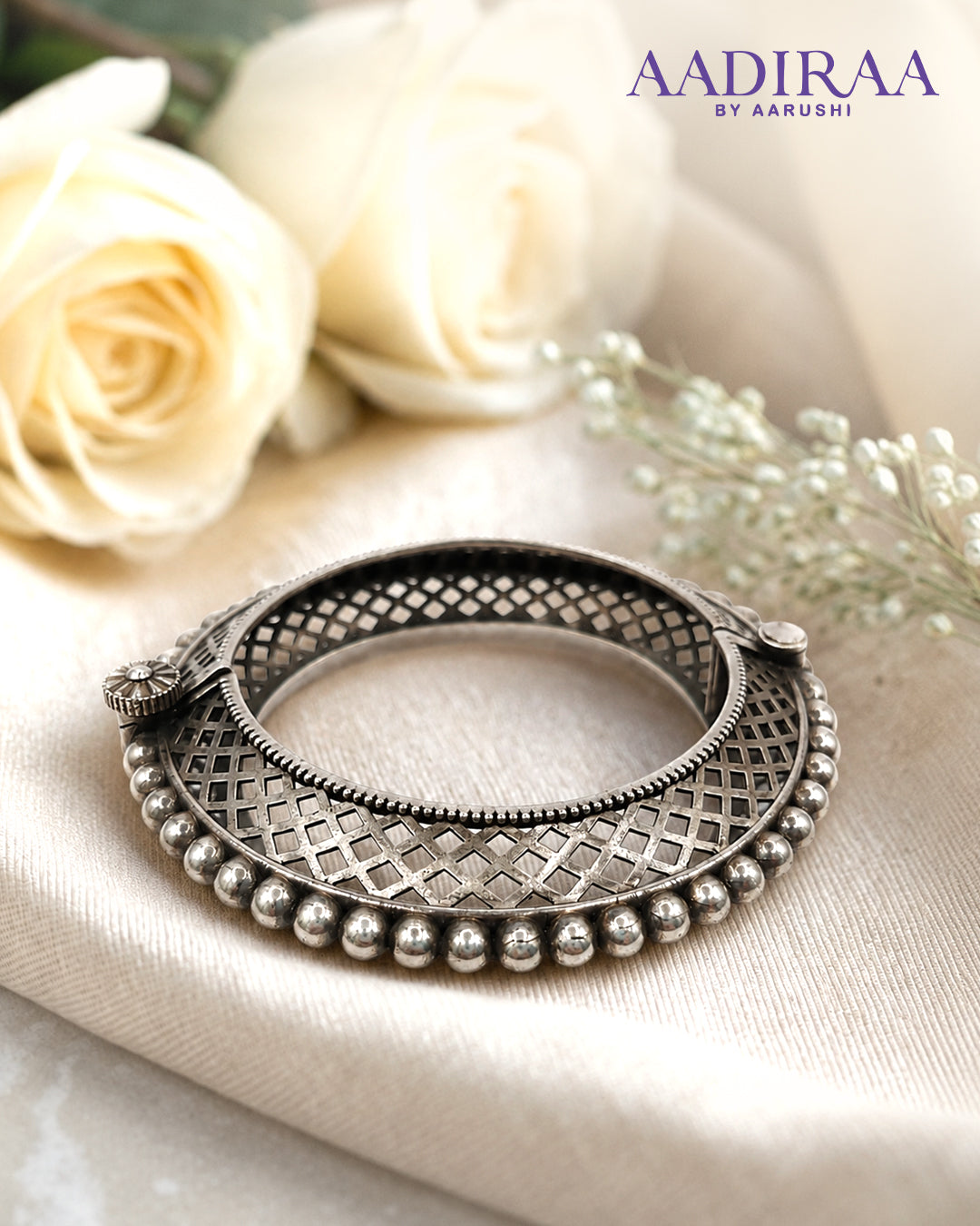 Oxidised Kada Bracelet