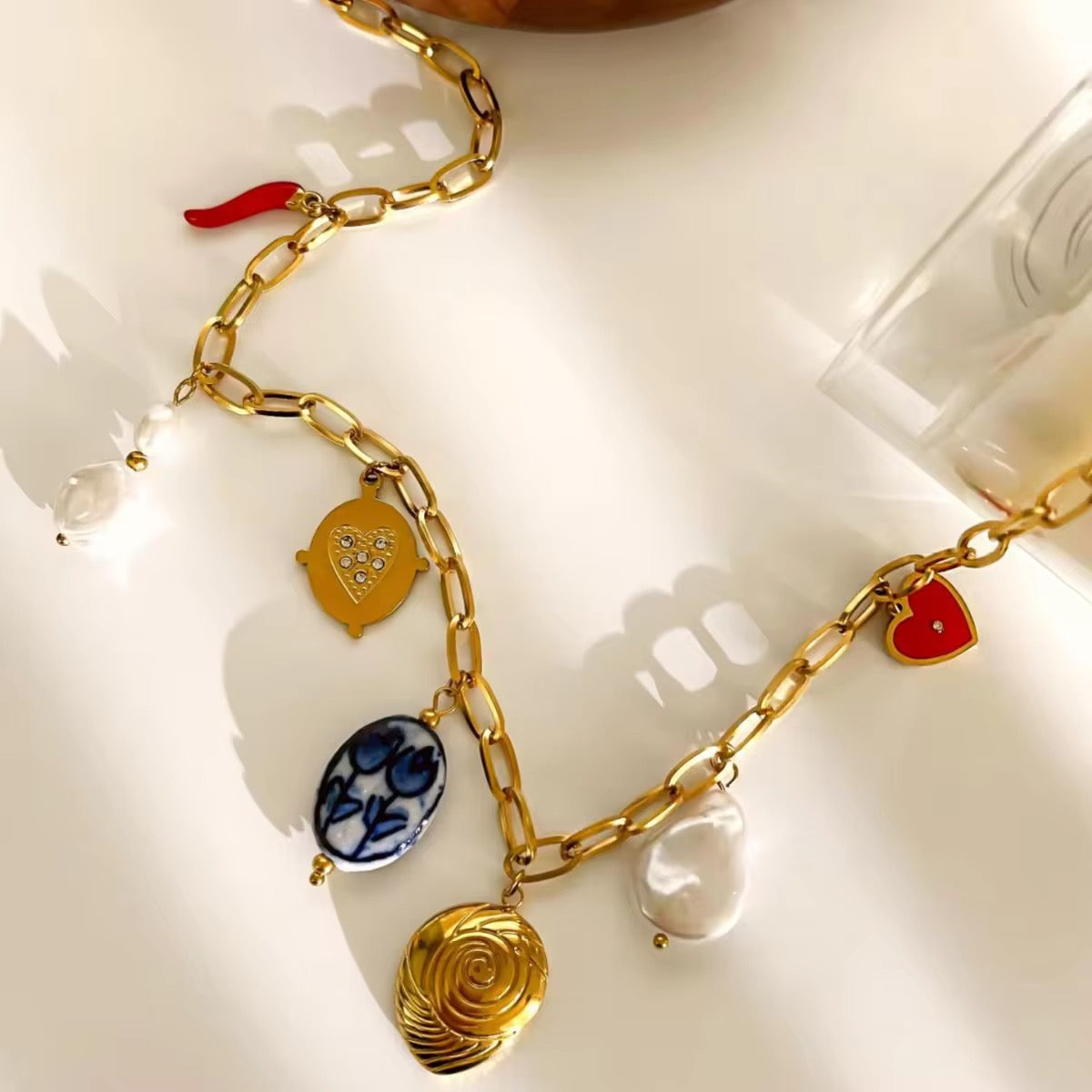 Golden Mini Mood Necklace