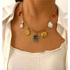 Golden Mini Mood Necklace