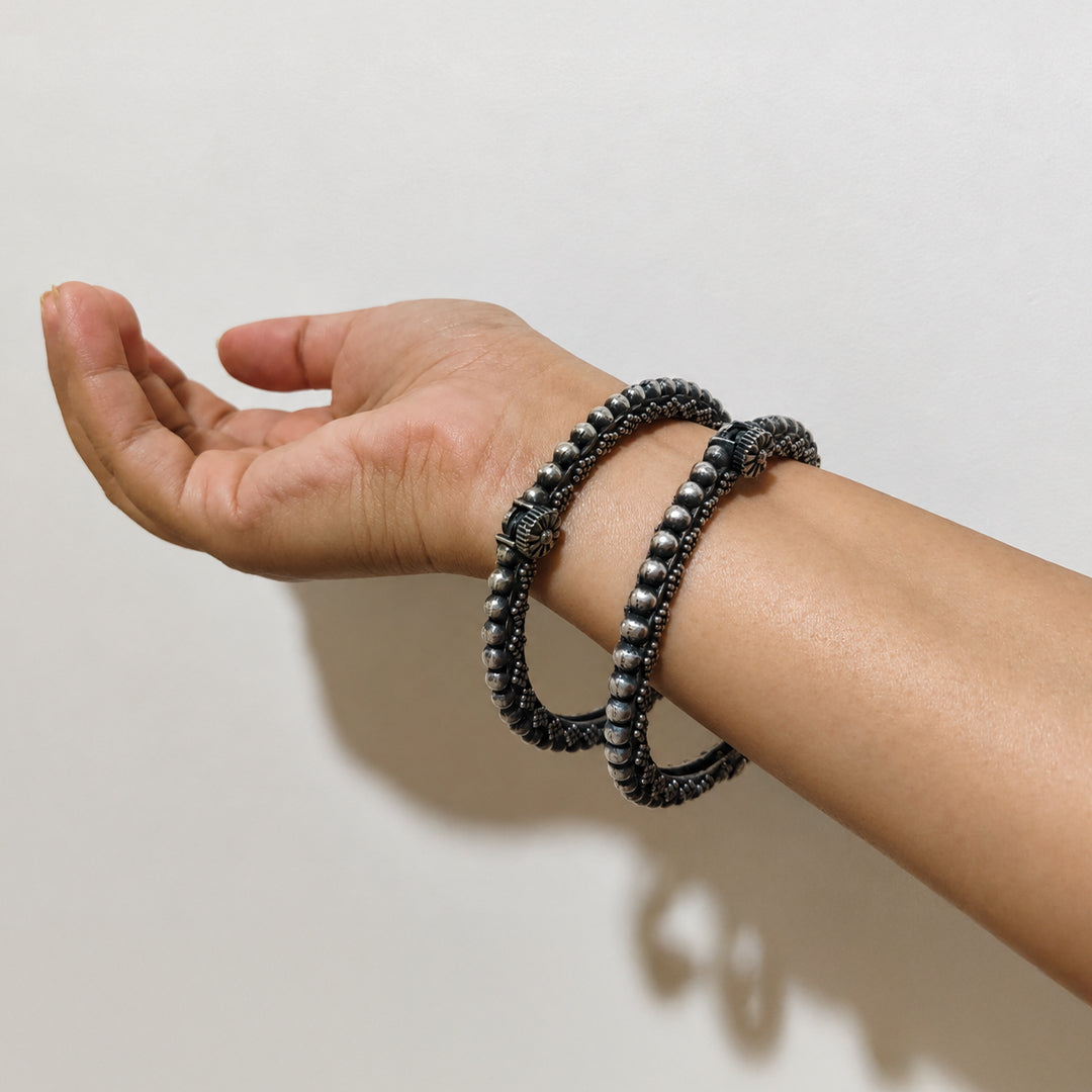 Silver Indian Tribal Bangles