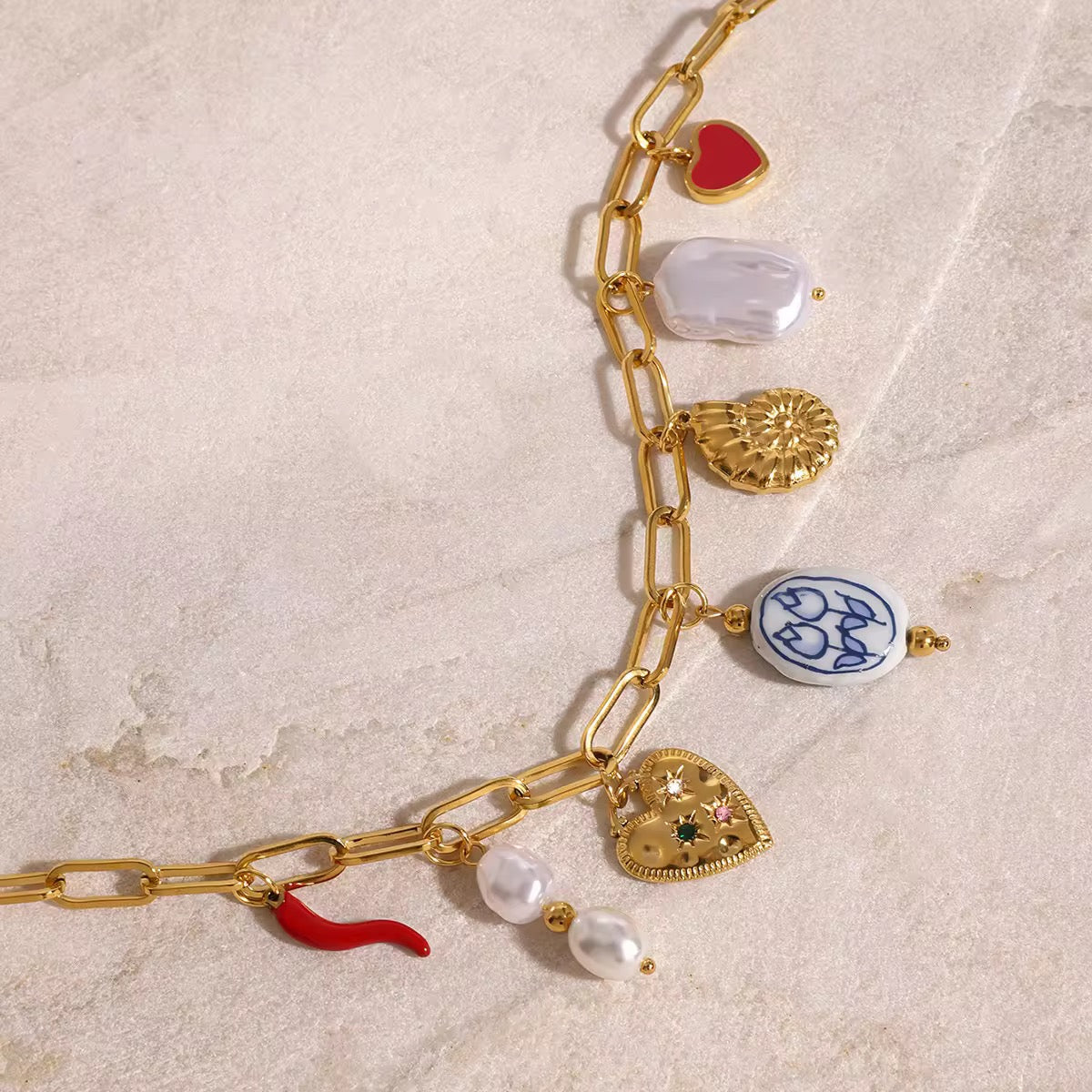 Golden Mini Mood Necklace