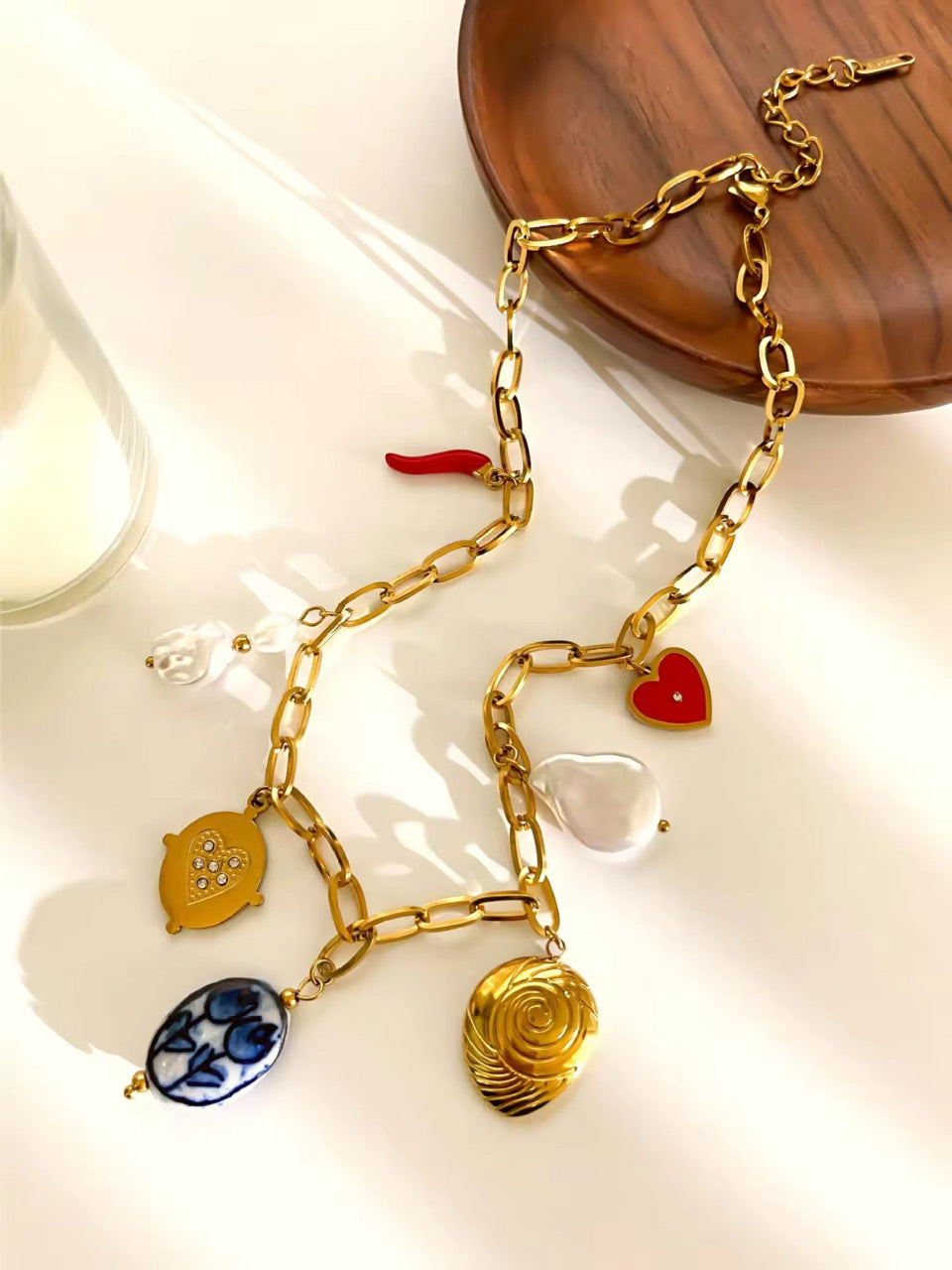 Golden Mini Mood Necklace