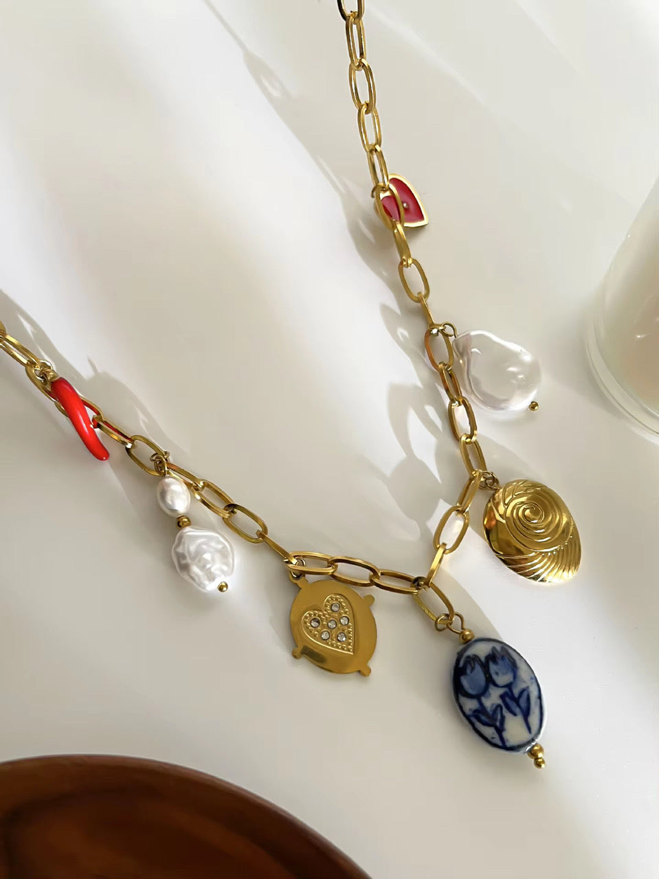 Golden Mini Mood Necklace