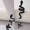 Medusa Black Ring Set of 4