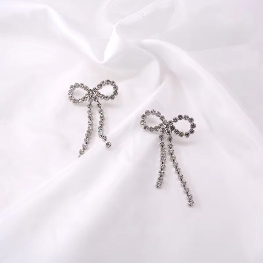 Crystal Tie Earrings